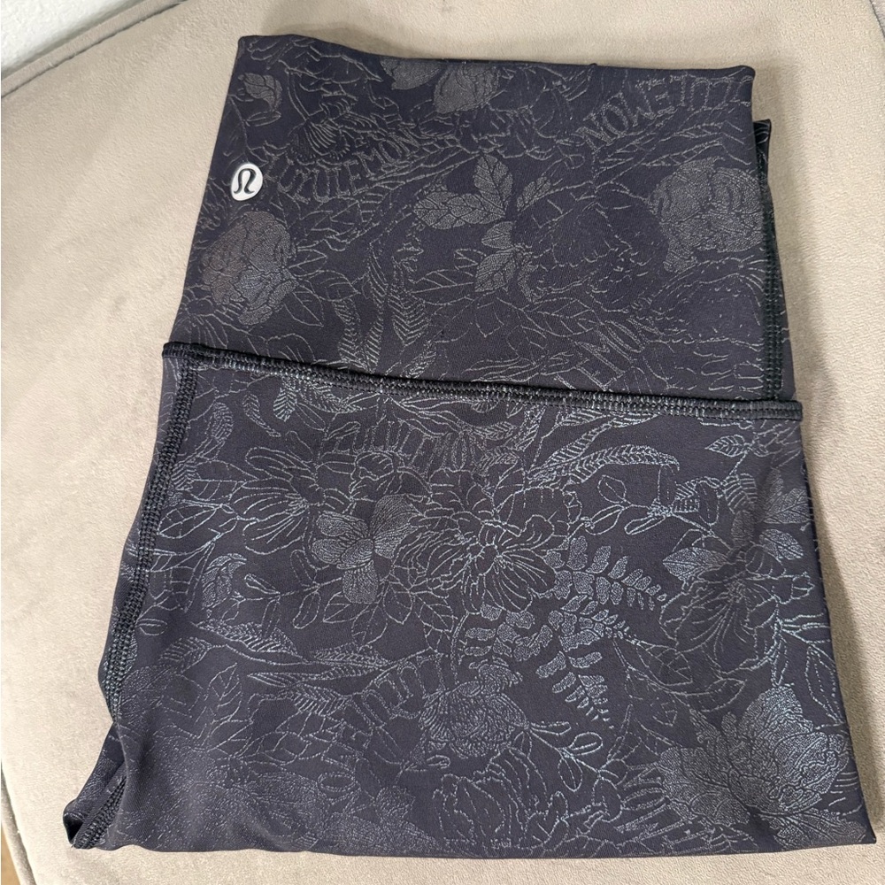 Lululemon Black Floral Leggings